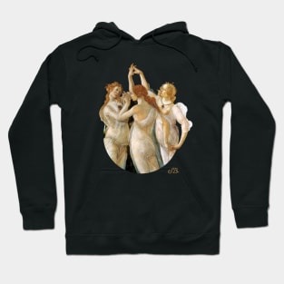 Primavera (detail – Three Graces) Hoodie